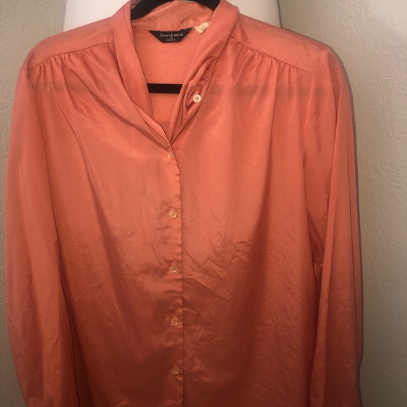 Vintage James Kenrob Salmon blouse - Picture 3 of 5